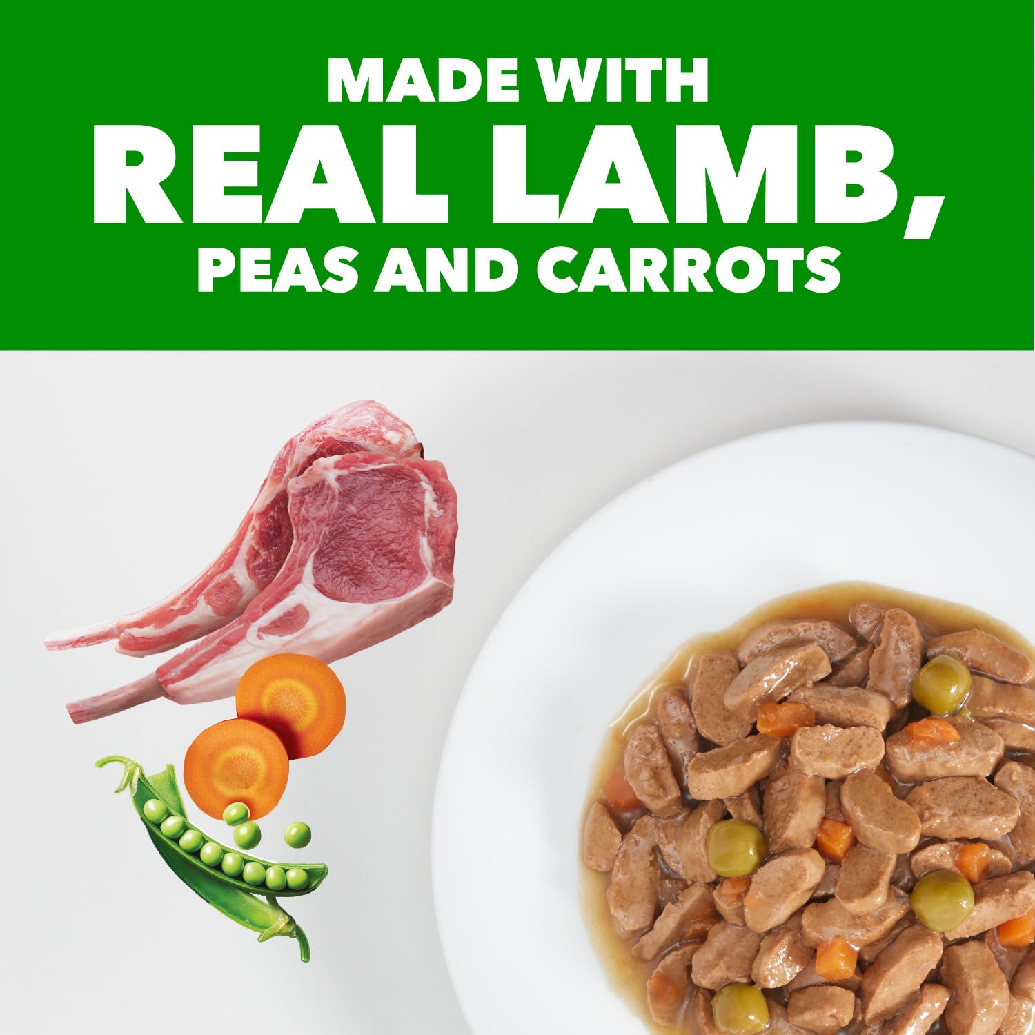 IAMS Proactive Health comida húmeda de cordero para músculos sanos de perros adultos
