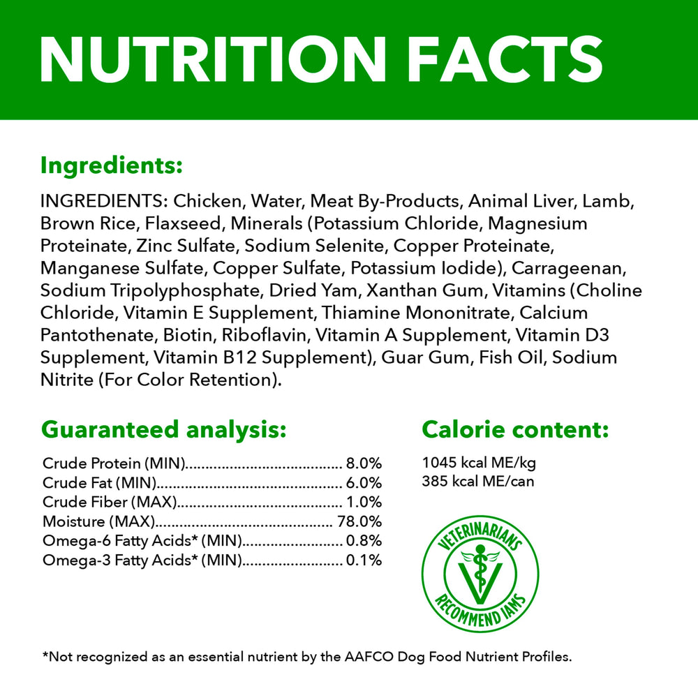 IAMS Proactive Health: lata sin rellenos, ingredientes naturales.