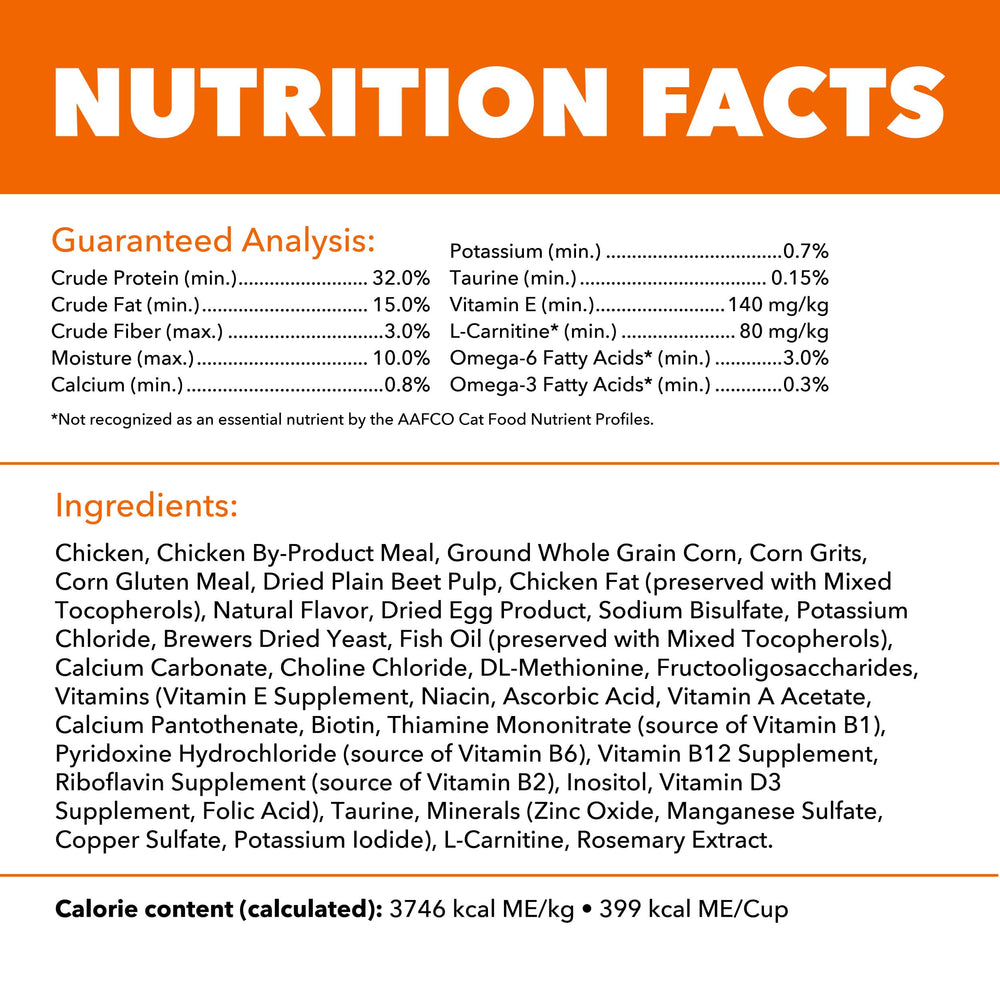Sin rellenos ni sabores artificiales en la receta de IAMS Proactive Health.
