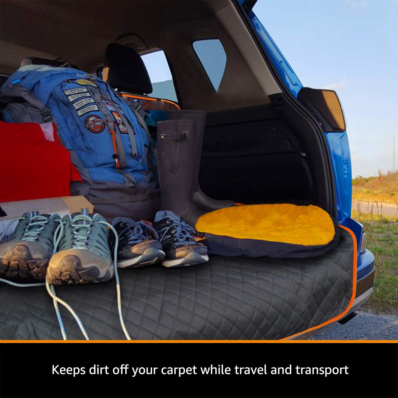 iBuddy cargo liner entrada segura para perros durante los viajes