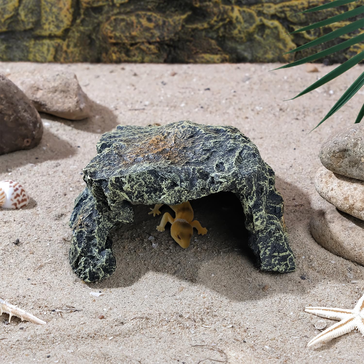 IBWell accesorio para acuario, refugio estable para terrario