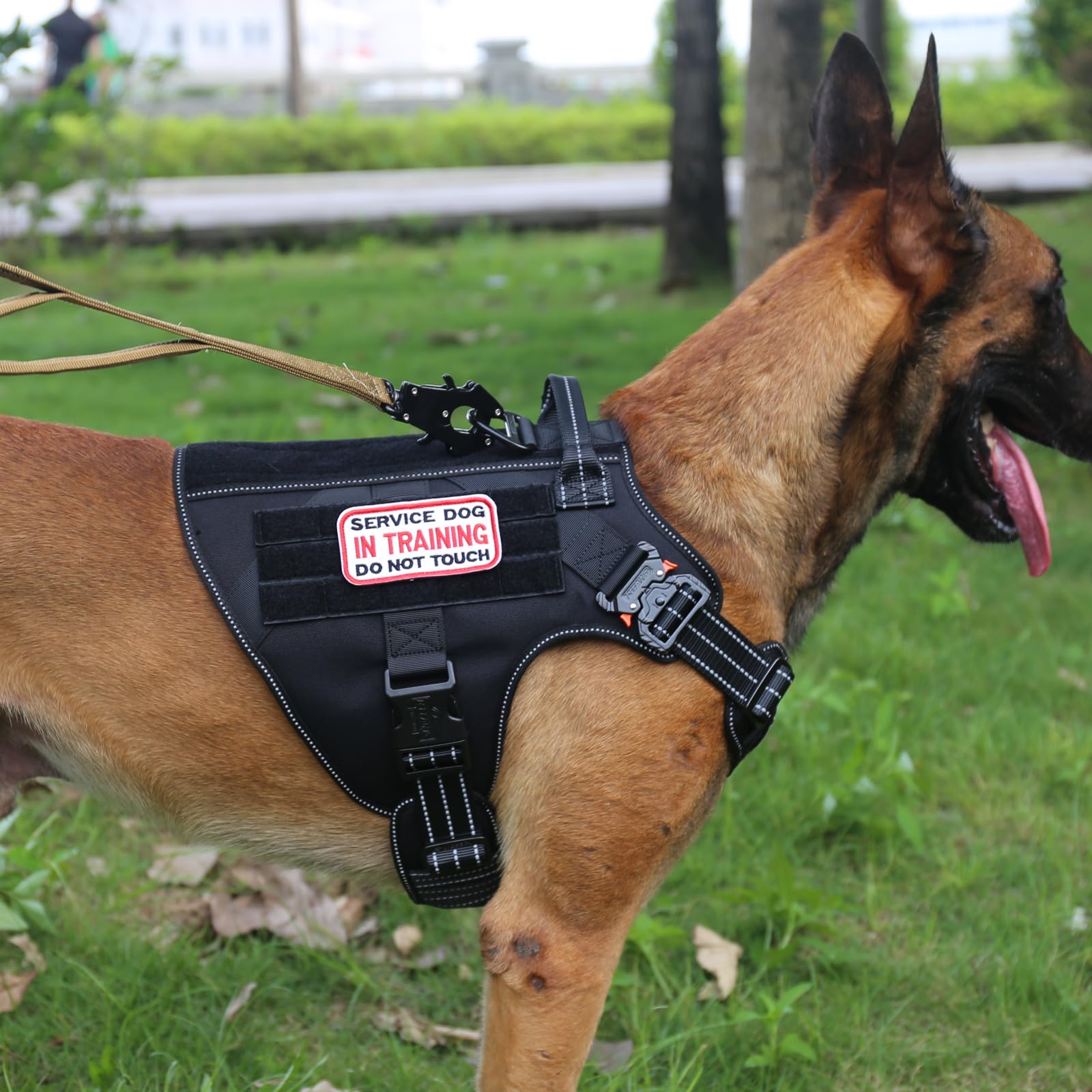 Arnés ICEFANG con asa frontal para controlar perros que tiran.