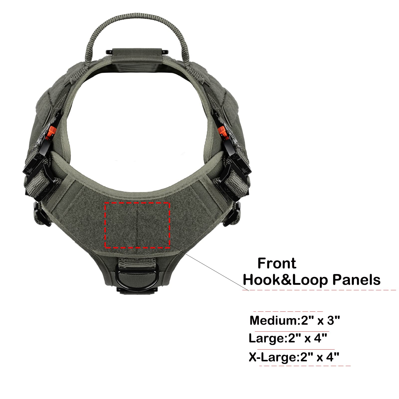 Dos anillos para correa ICEFANG favorecen control y entrenamiento.
