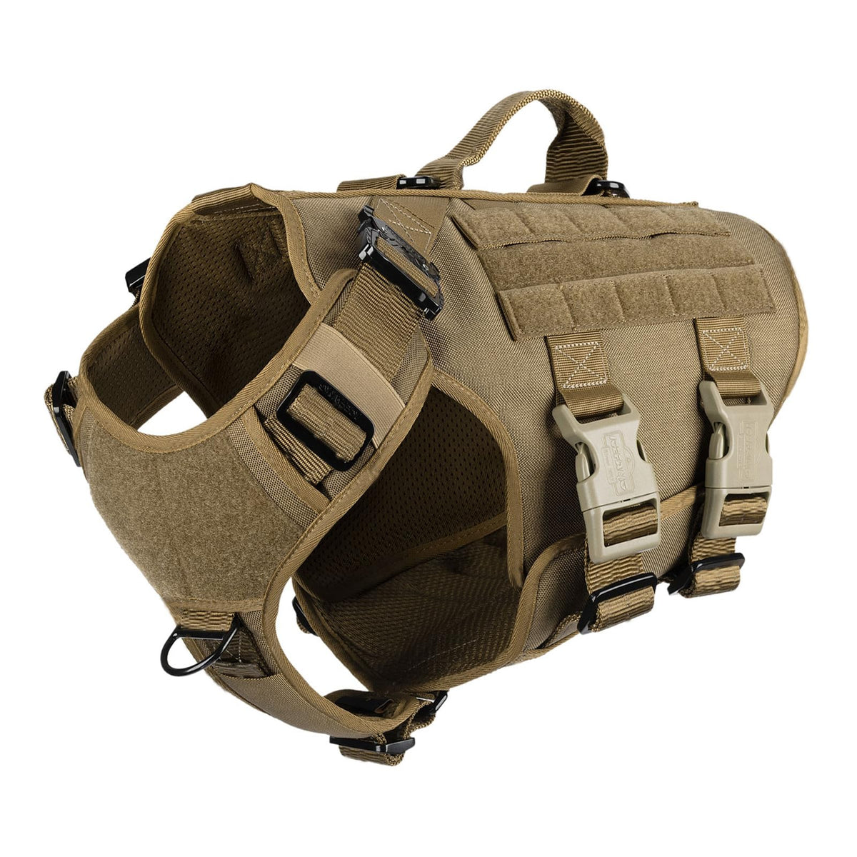 ICEFANG arnés táctico GN3 frontal para control seguro en paseos