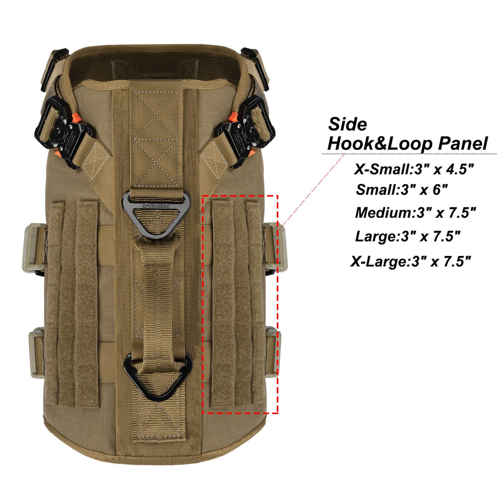 Arnés ICEFANG GN3 con asidero para ayudar a guiar al perro con seguridad.