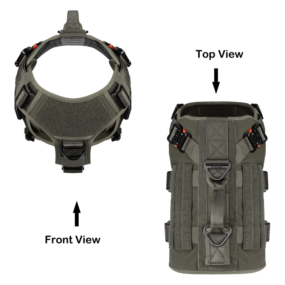 Icefang GN3 paneles MOLLE laterales para llevar accesorios.