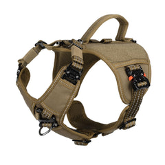 Arnés ICEFANG GN8 con 4 hebillas metálicas para mayor seguridad durante paseos.