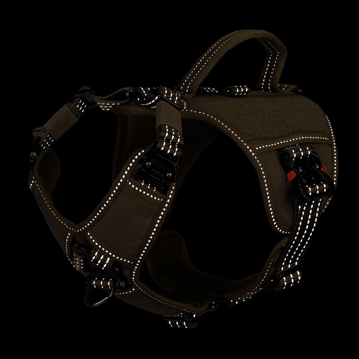 Arnés ICEFANG GN8 con clip frontal anti-tirones para controlar al perro.
