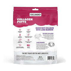 Icelandic+ Collagen Puffs para entrenamiento, trozos grandes y crujientes
