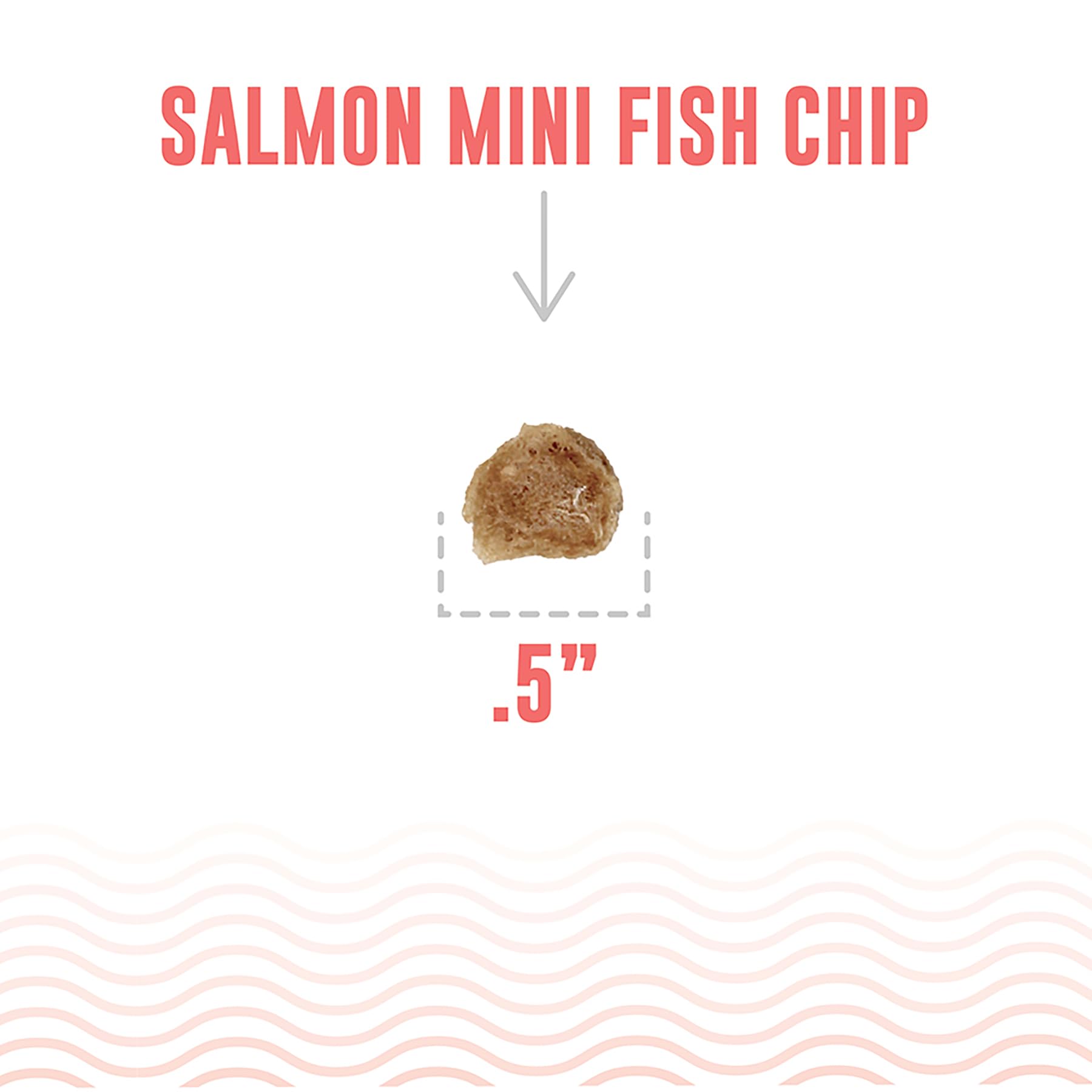 Icelandic+ Mini Fish Chips Salmón, snack de una sola proteína para perros sensibles.