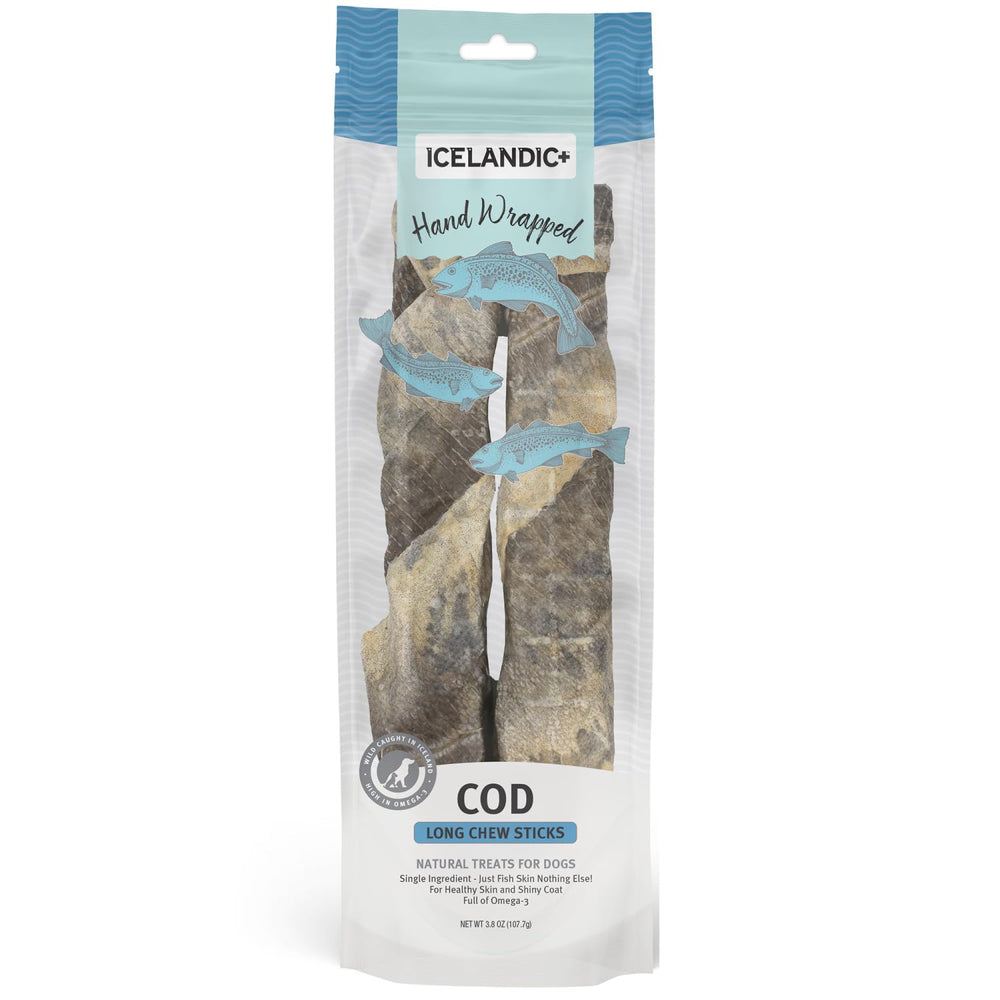 Icelandic+ palitos secados al aire al estilo vikingo, conservando nutrientes del bacalao.