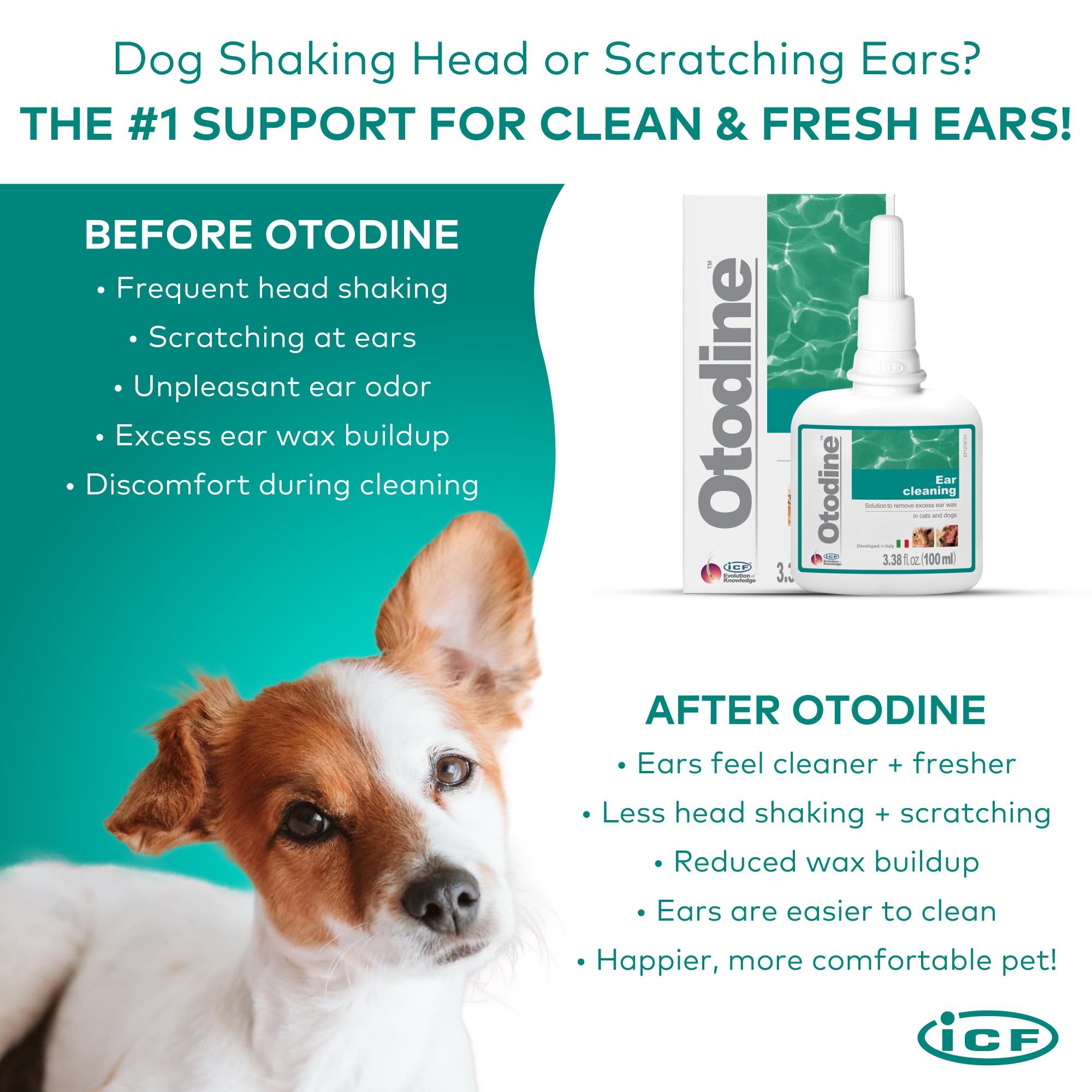 ICF Otodine: fórmula Tris-EDTA para descomponer cerumen