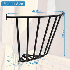 ICITYWALL estante heno galvanizado para durabilidad y resistencia frente a climas y desgaste.