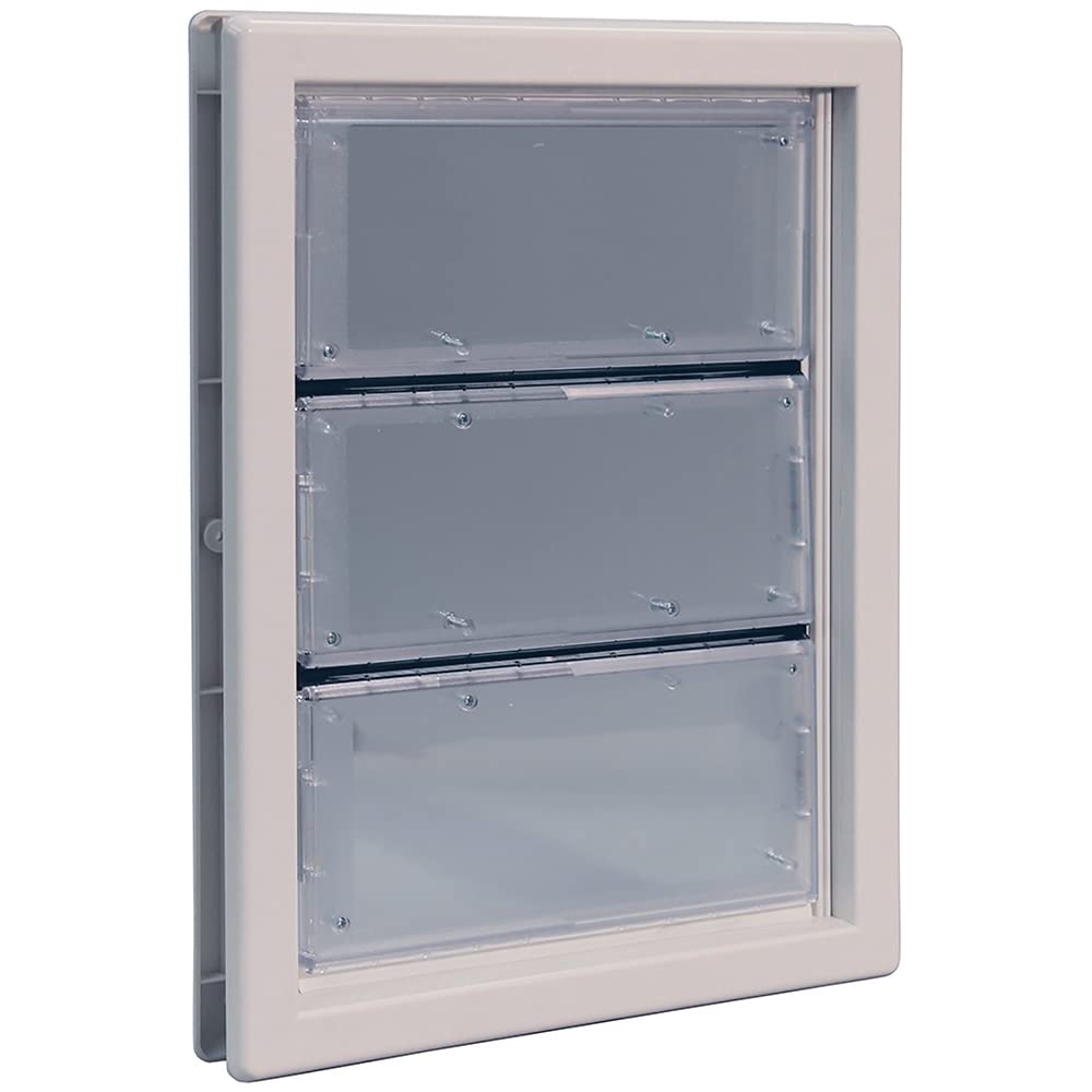 Ideal Pet Products Air Seal: paneles Lexan dobles para mayor aislamiento y resistencia al viento.