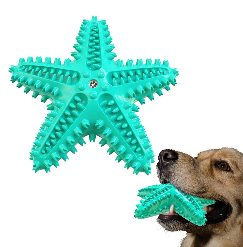 IDOLPET Juguete estrella marina flotante para perros, ideal para jugar en agua.