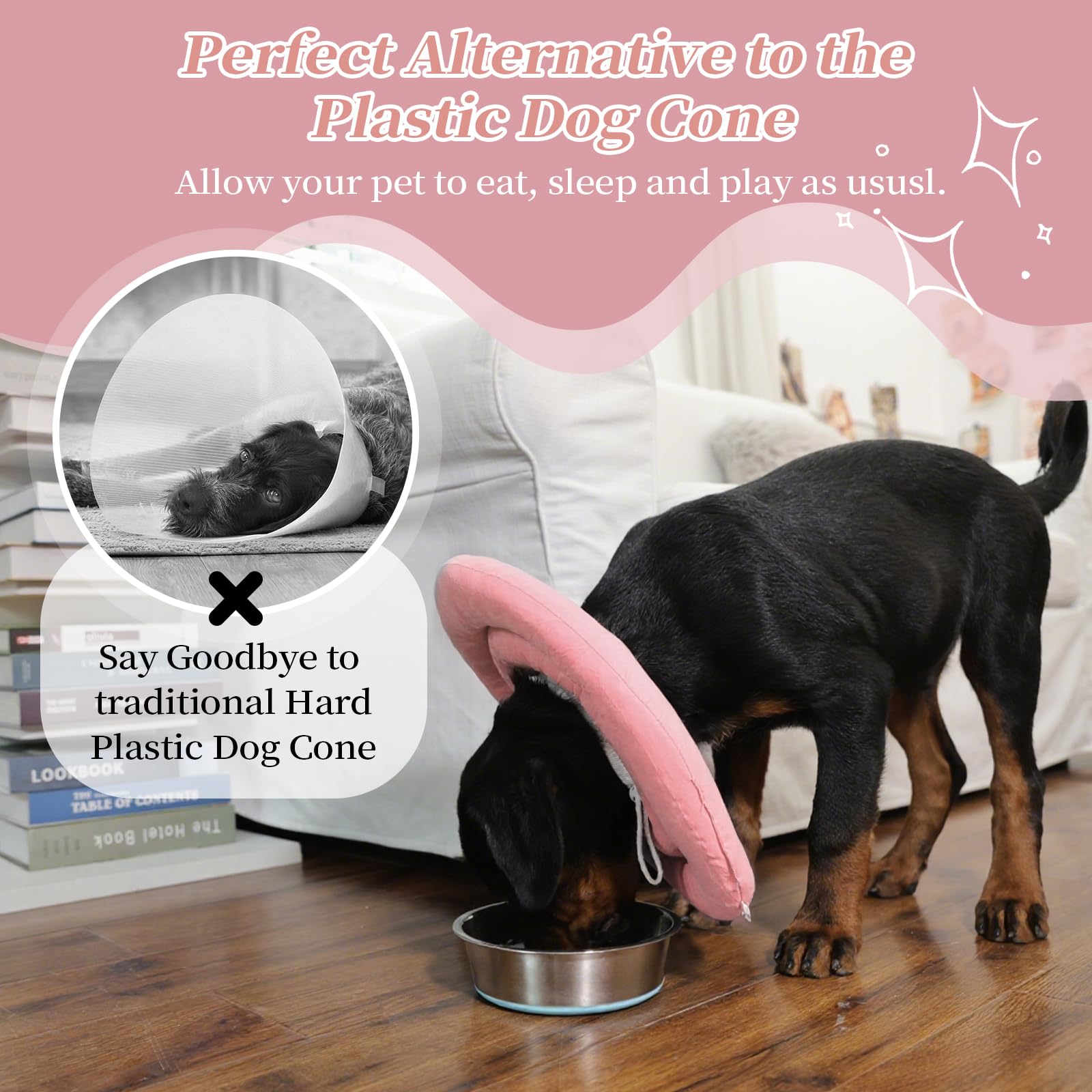 IDOMIK diseño-ajustable-collar-perro: ajuste seguro y cómodo para varios tamaños.