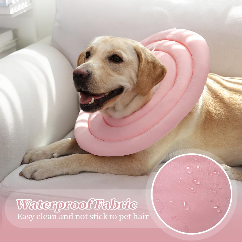 IDOMIK donut-collar-comodo-dormir-tranquilo: favorece sueño nocturno sin ruidos molestos.