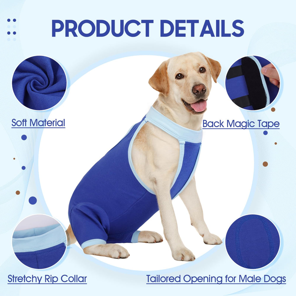 IDOMIK Recovery Suit, orificio oval para abdomen, cómodo para machos.