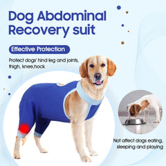 IDOMIK Recovery Suit con cierre de cinta mágica, ajuste seguro y práctico.