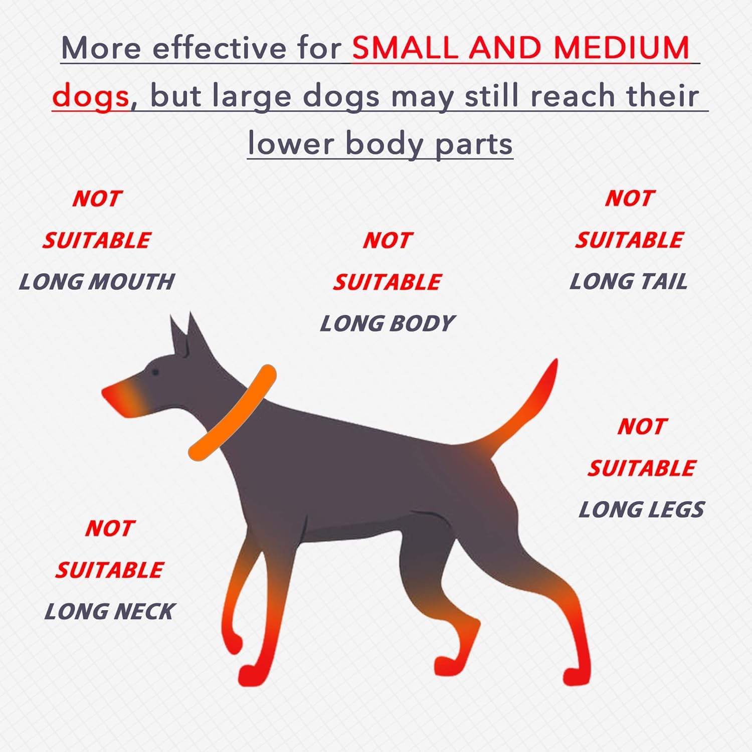 IDOMIK uso postoperatorio para perros y gatos, protección suave.