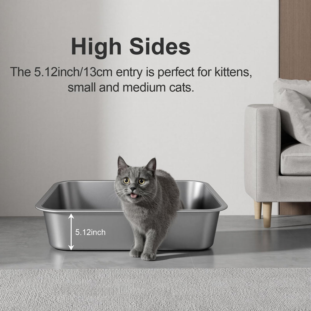 Idymere caja arena inox uso multiples, sirve también como bañera para mascotas.