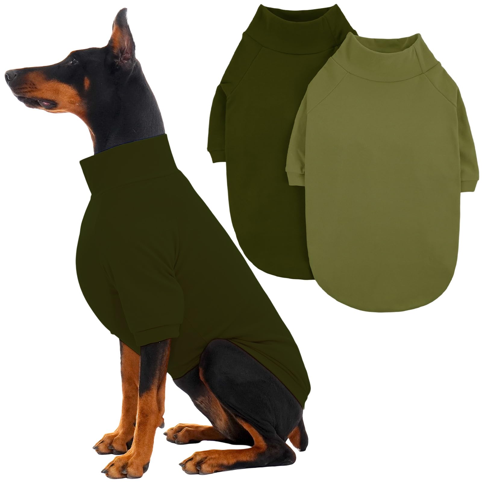 IECOii dos-pack sudadera para perro forro polar XXXL para paseos fríos.