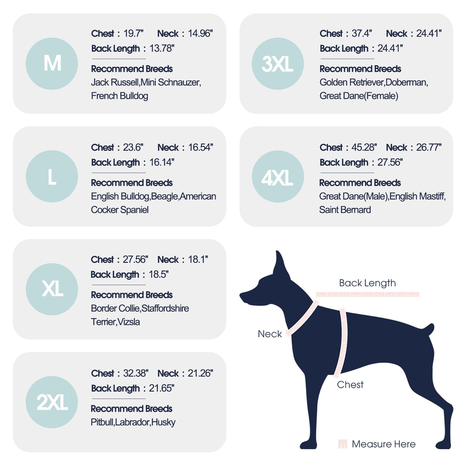 IECOii sudadera para perros grandes, vista trasera, estilo sencillo