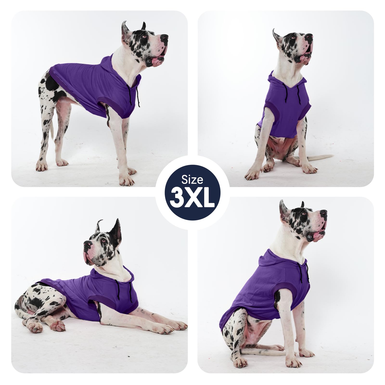 IECOii sudadera para perros grandes, lavado a máquina fácil de cuidar