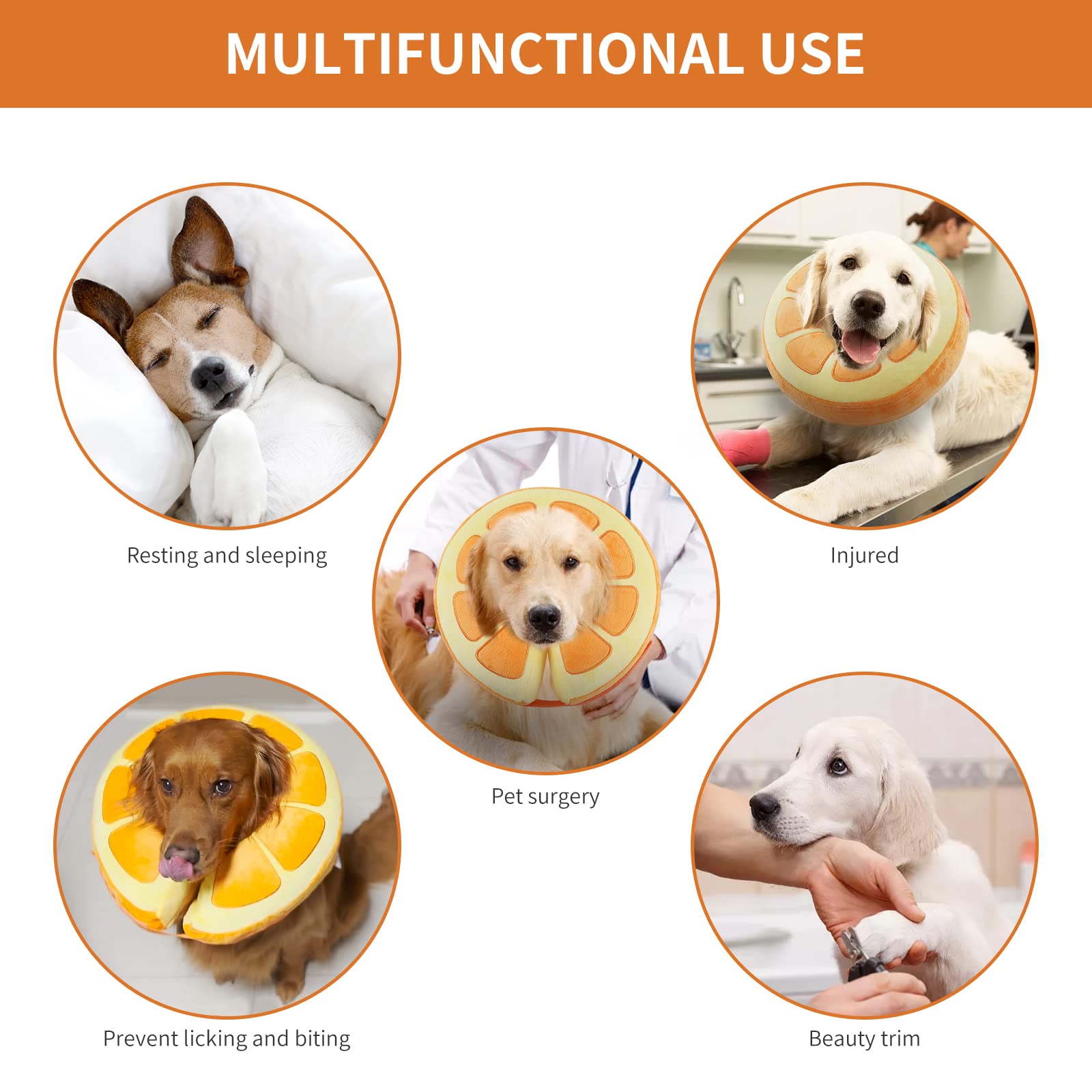 IEUUMLER collar permite comer, beber y dormir sin restricciones.