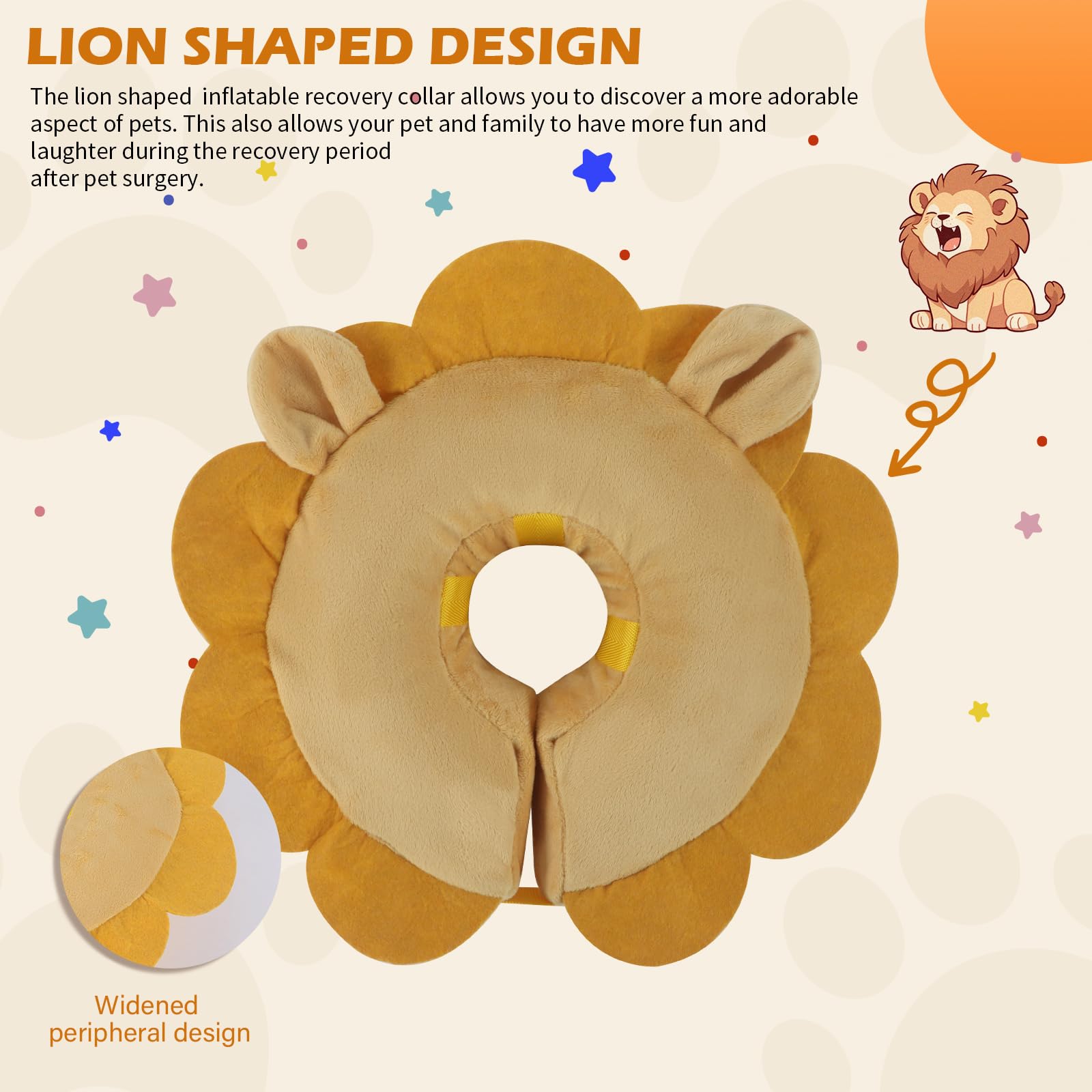 IEUUMLER collar-donut para comer y dormir con comodidad.