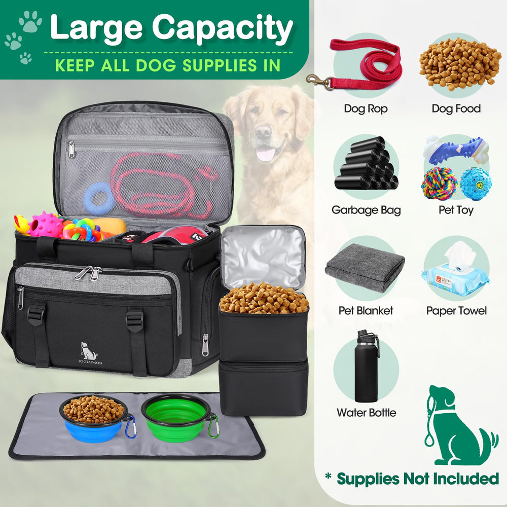 IGOLUMON alfombrilla para mascotas para comidas en viaje.