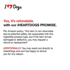 iHeartDogs Brushy Sticks: favorece masaje de encías y limpieza dental suave.