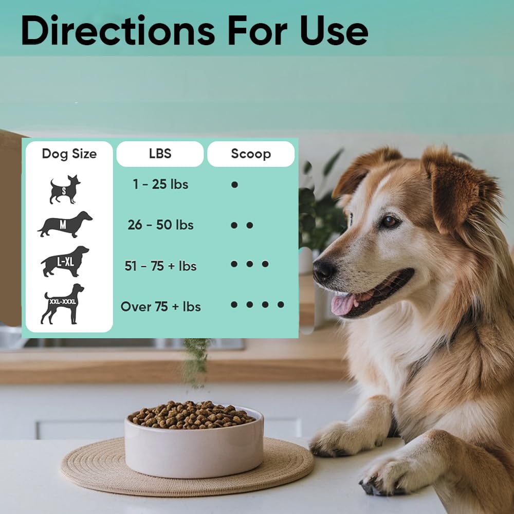 iHeartDogs Ingredientes a base de plantas para apoyo dental natural.