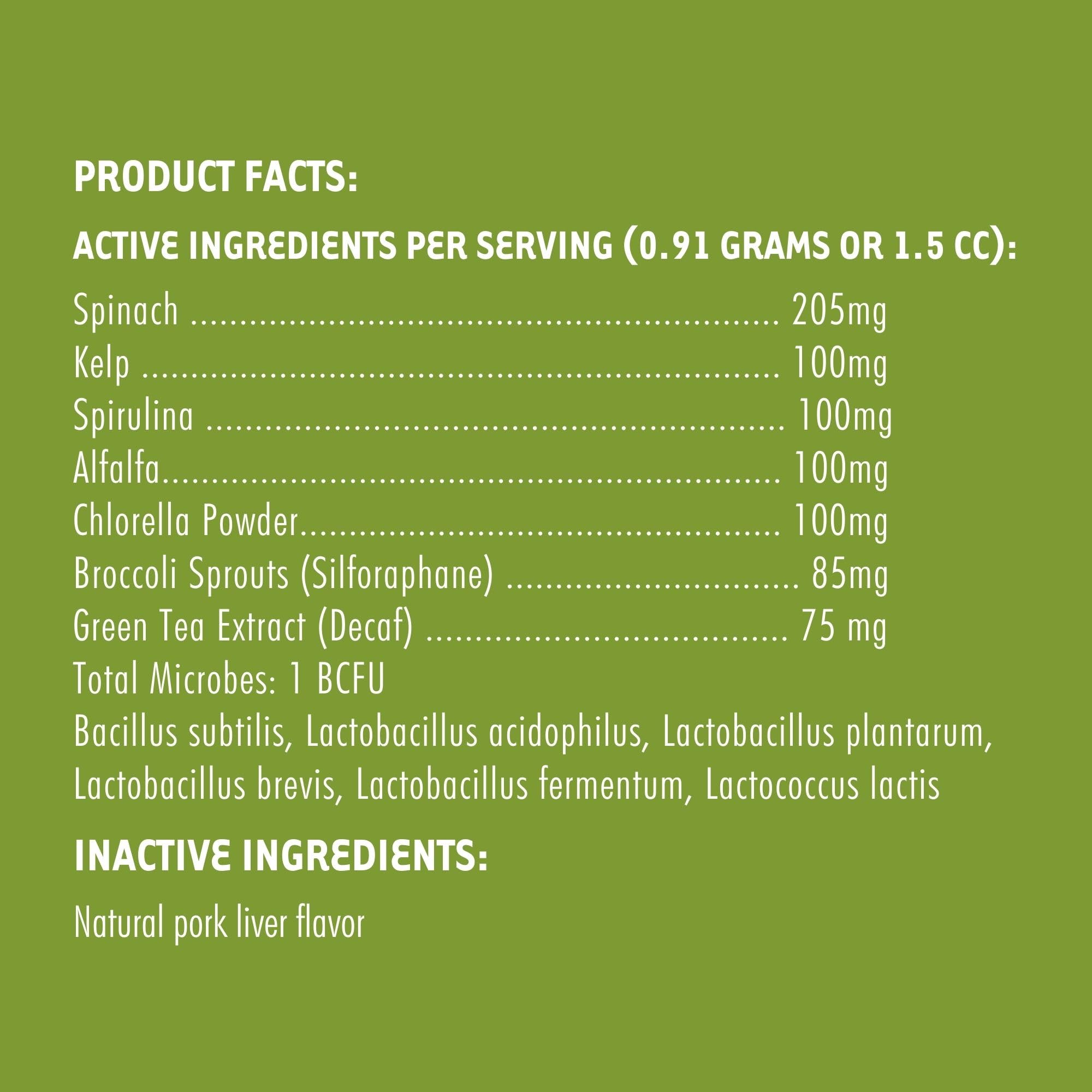iHeartDogs Super Greens probioticos-en-frasco mejora la digestión.