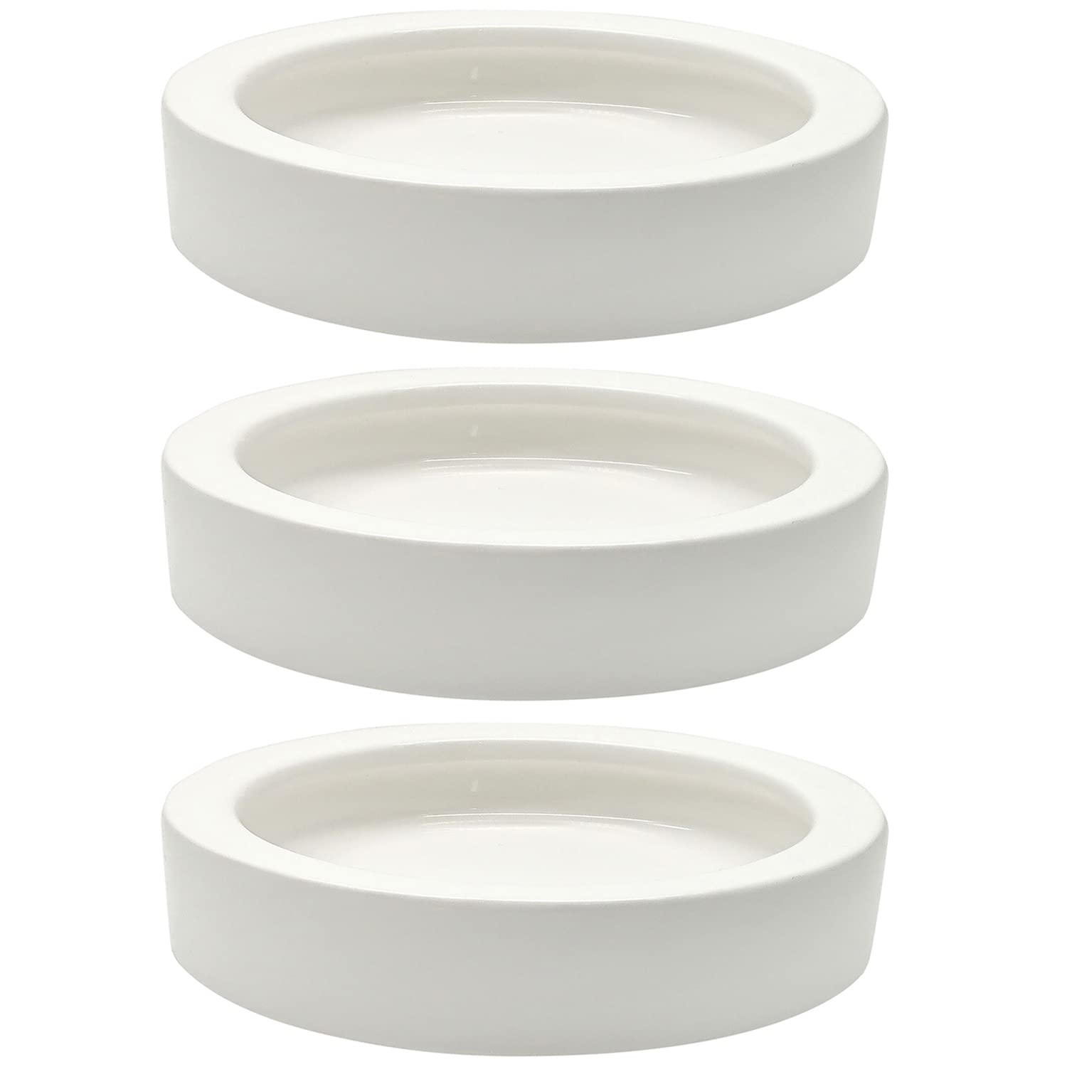 iHomeSet tazones alimento reptil cerámico para alimentación estable y segura