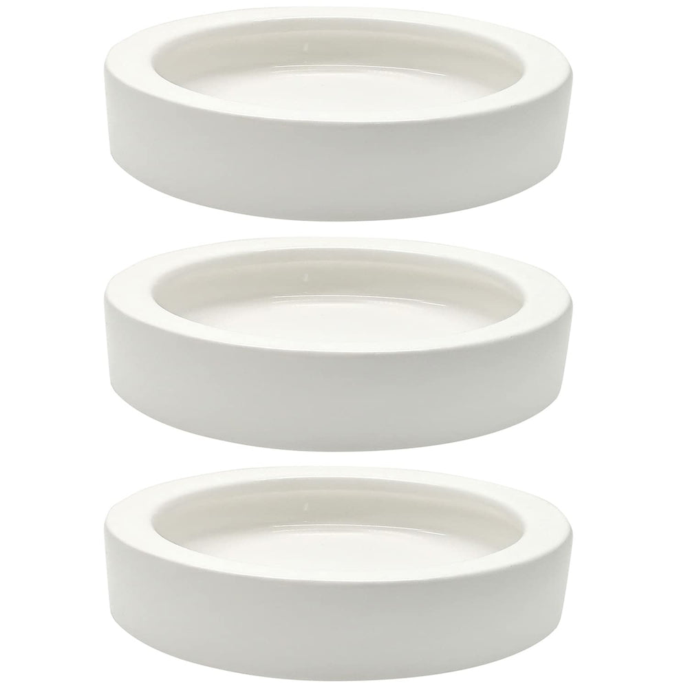 iHomeSet tazones alimento reptil cerámico para alimentación estable y segura