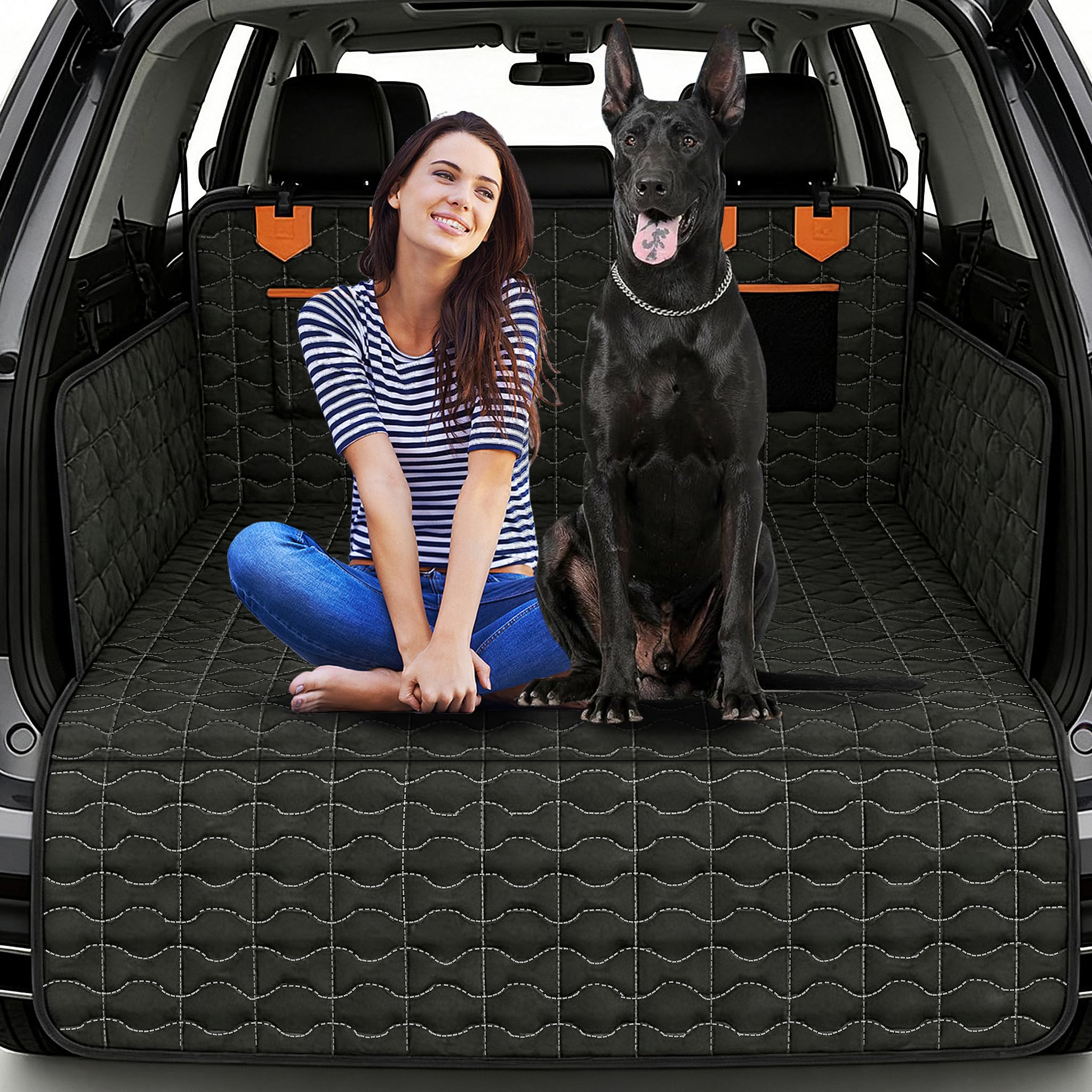IJVAE cobertor de carga para perros en maletero, cobertura amplia y estable