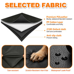 Protector de maletero IJVAE con bolsillos externos para juguetes y accesorios.
