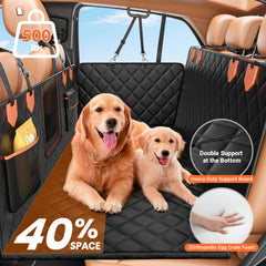 IJVAE-extensor-asiento-perro-impermeable protege contra manchas de pelo y saliva durante viajes.