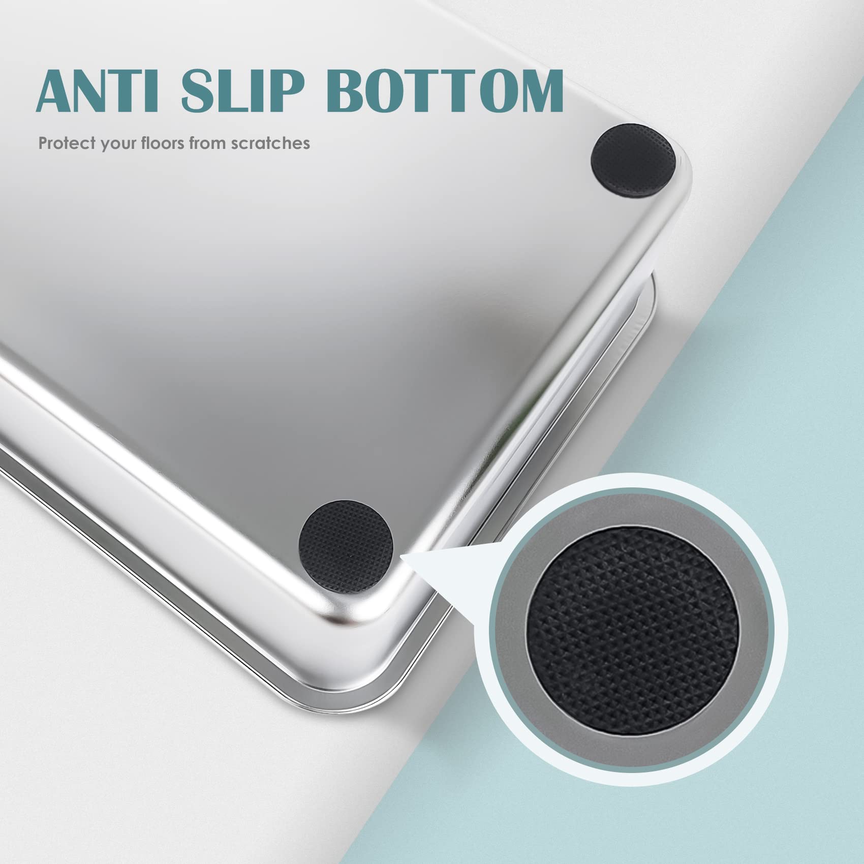 IKITCHEN caja de arena para gatos, resistente a arañazos y de larga vida útil.