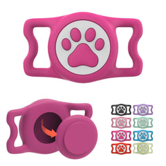 ILFINDYOU collar-perro-airtag-rosa: protección impermeable para el AirTag durante paseos.