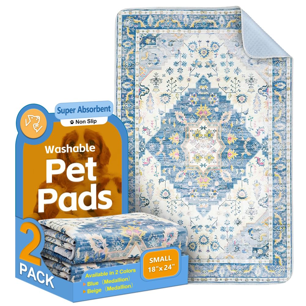 ULIGOTA almohadilla de entrenamiento para perros 24x18, absorbe rápidamente y protege su suelo.