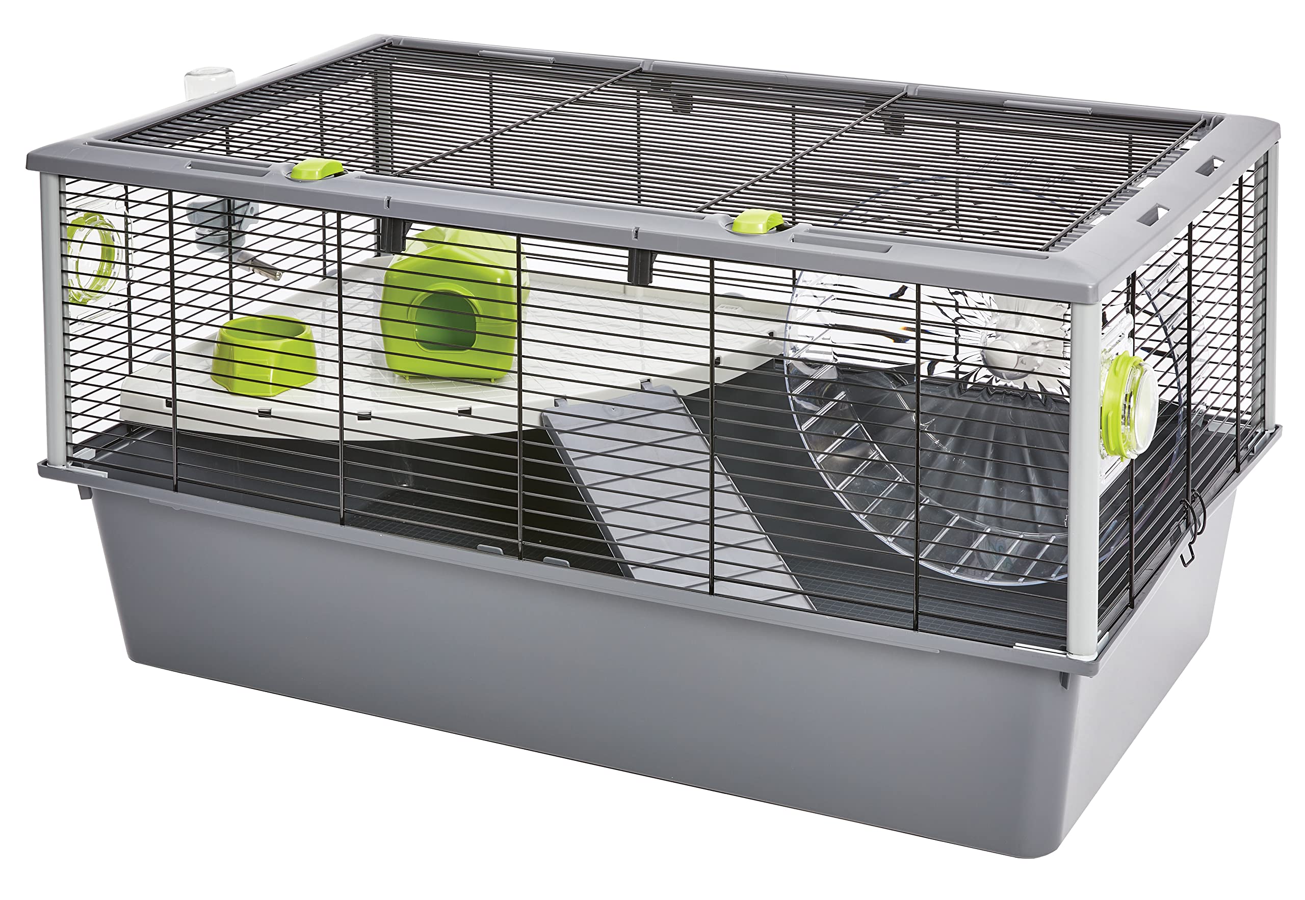MidWest Homes for Pets XXL Hamster Nation — Jaula XXL para Hámsteres con Espacio Amplio y Accesorios