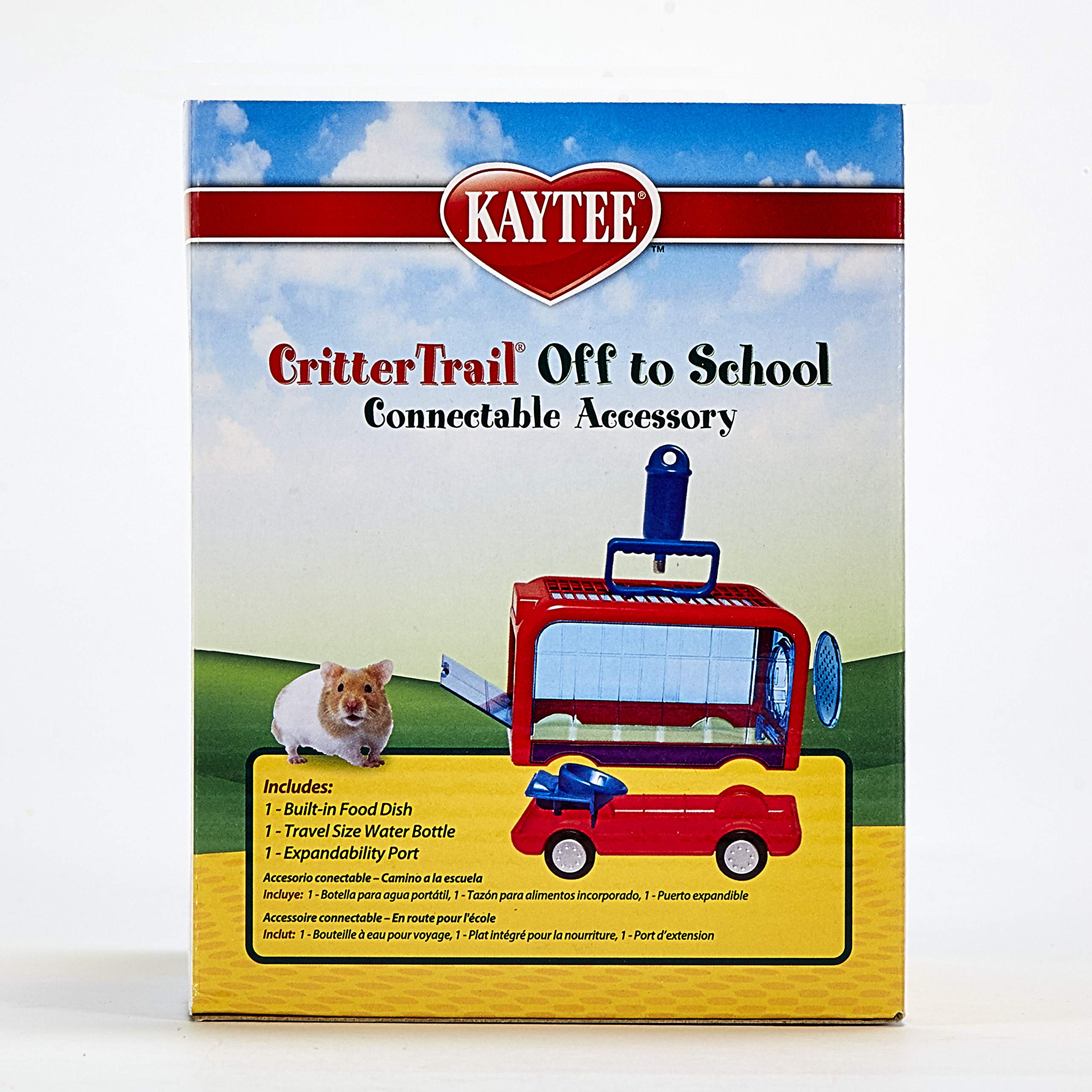 Kaytee CritterTrail Off-To-School : Transport et Habitat pour Hamsters, Gerbilles et Souris