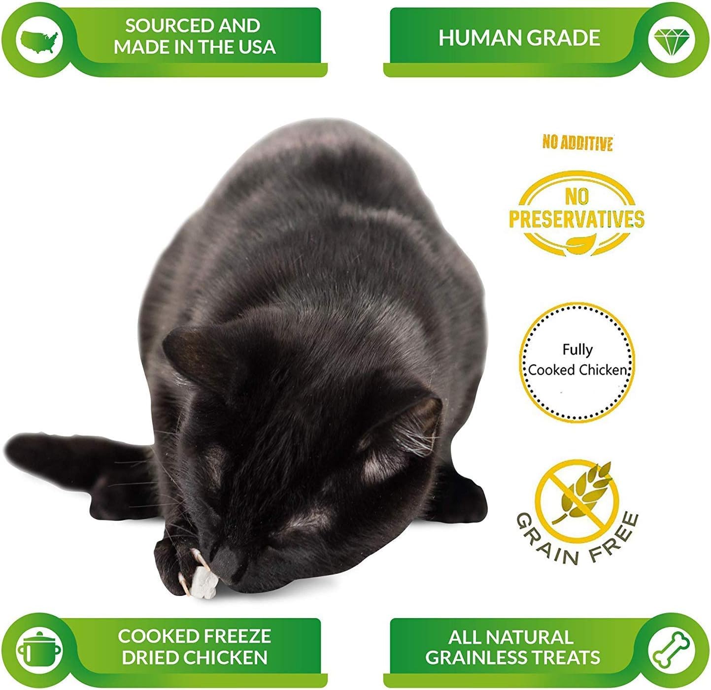 Life Essentials By Cat-Man-Doo - Freeze Dried Chicken Treats for Dogs and Cats, 56 g
