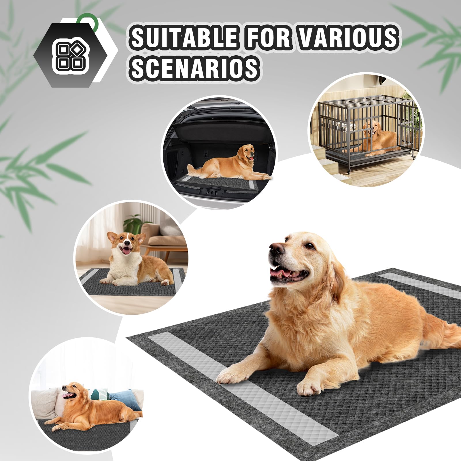 IMMCUTE paños para perros, práctico y cómodo.