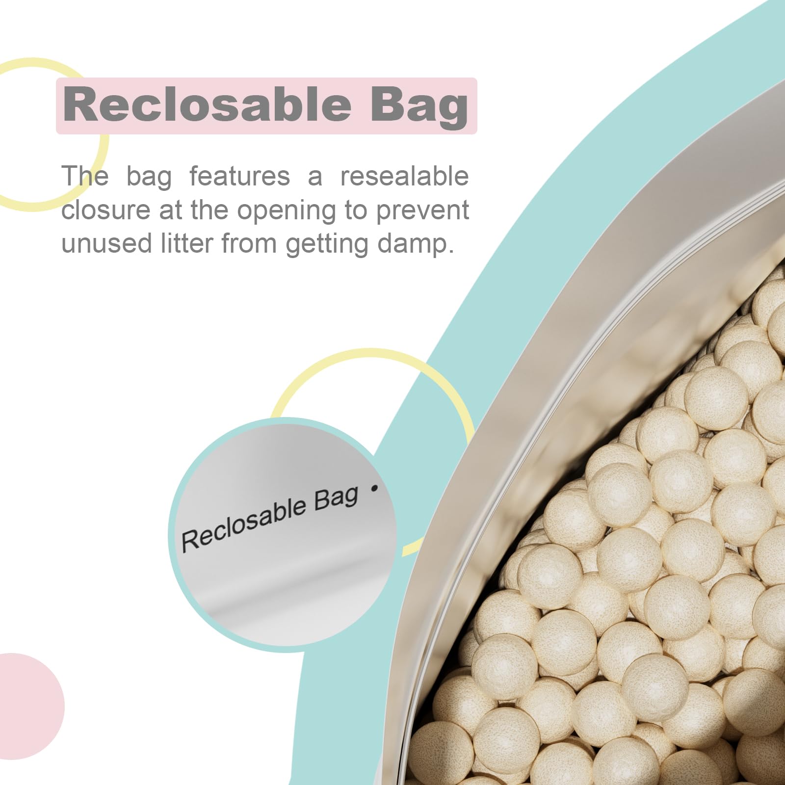 IMMHABI pellets 7mm apto para cajas de arena de doble bandeja.