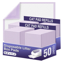 IMMCUTE almohadillas para gatos, talla 16.9x11.4 pulgadas, protección de bandeja y limpieza
