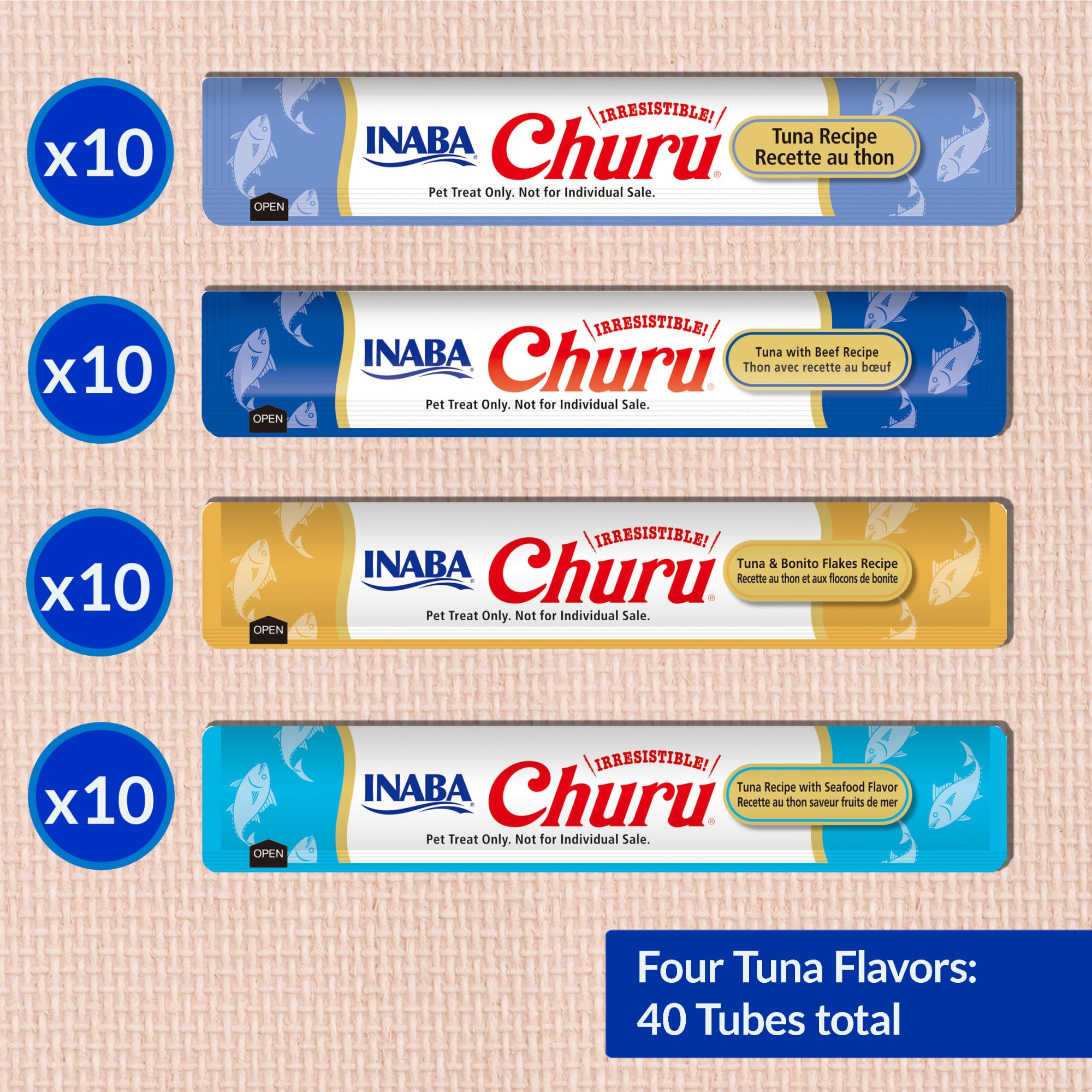 INABA Churu atún, tubo para dar a mano y fortalecer vínculo.