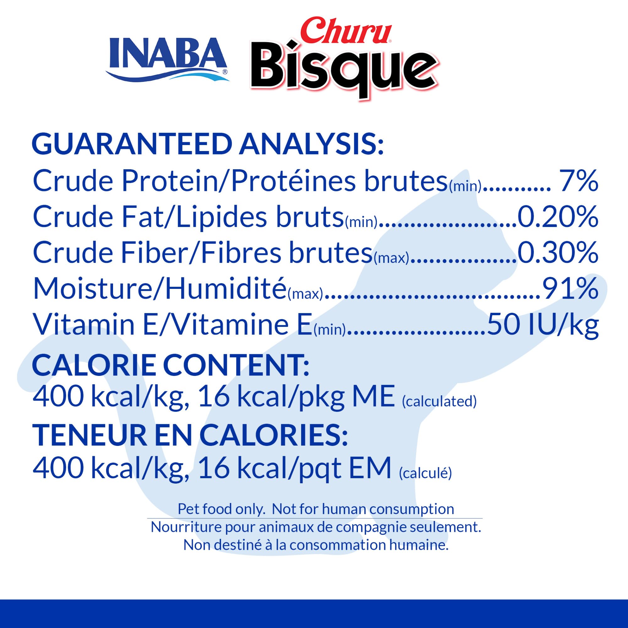 Aporta humedad y sabor con INABA Churu Bisque como acompañante rápido.